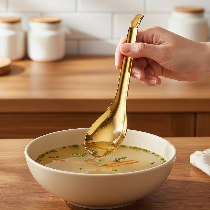 Kitchen Gadgets For Chefs - 새로운 스테인리스 스틸 주방 스푼, 캐비어