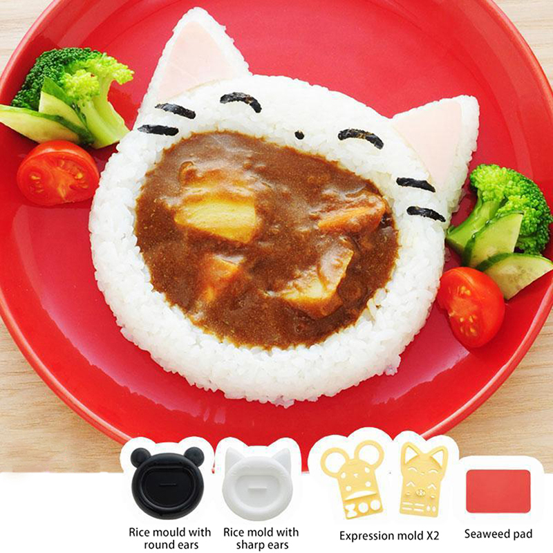 Kitchen Gadgets Website - 귀여운 만화 고양이 곰 스시 노리