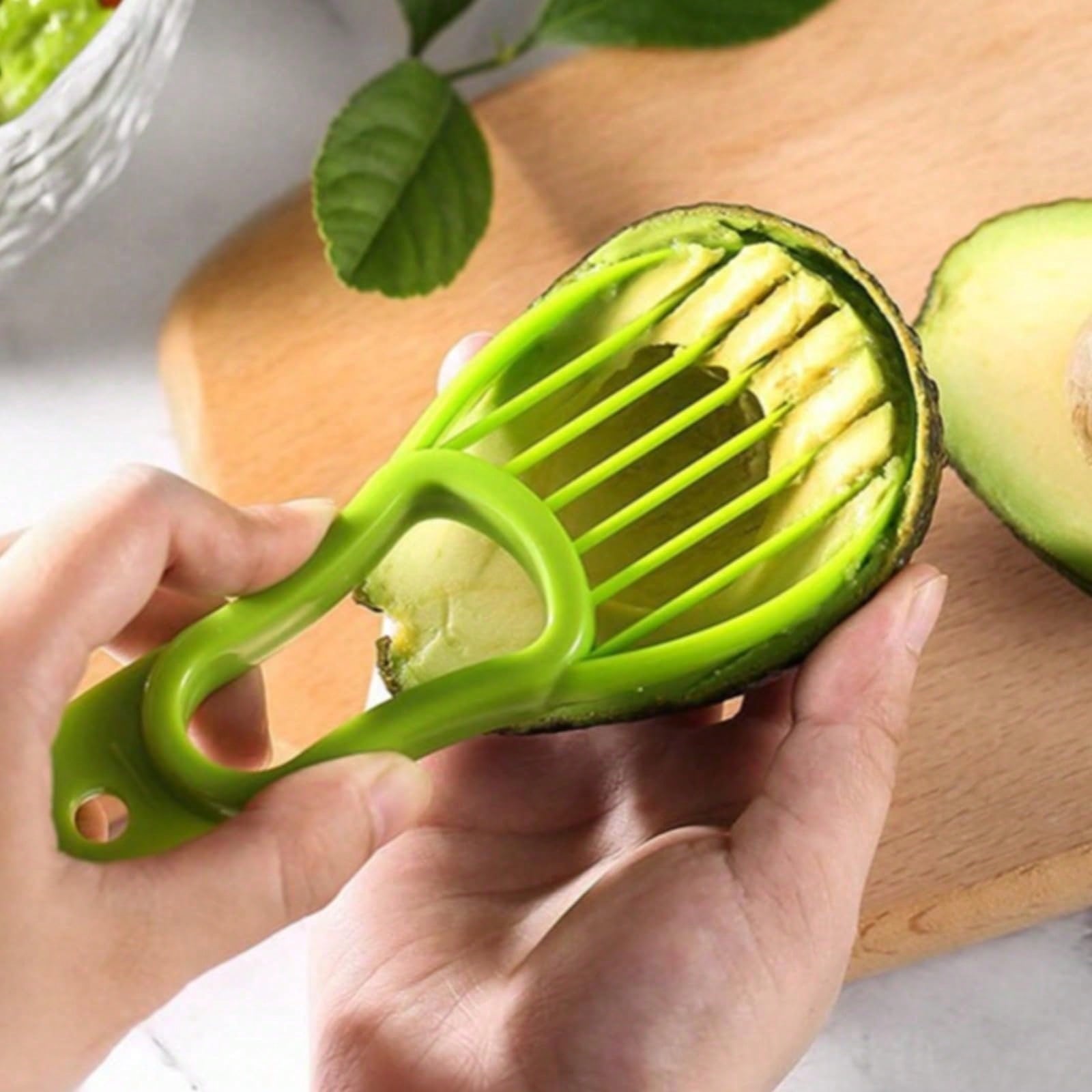 Avocado Slicer Tool - 전문가용 과카몰레 메이커 아보카도 슬라이서, 미적