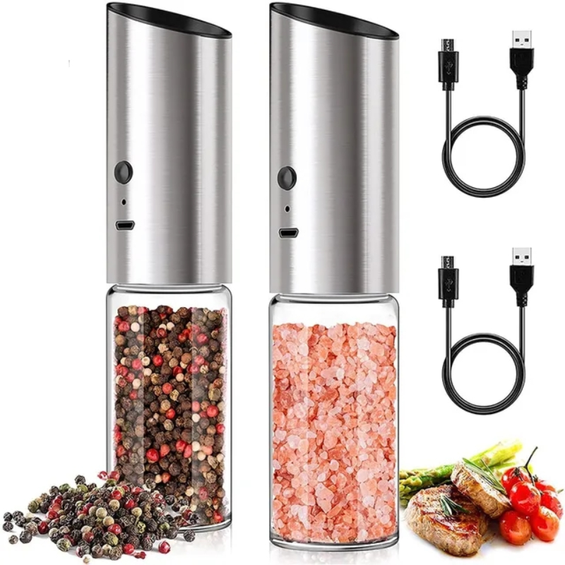 Kitchen Gadgets Smart - ZaiXiao 전기 소금과 후추 분쇄기 USB