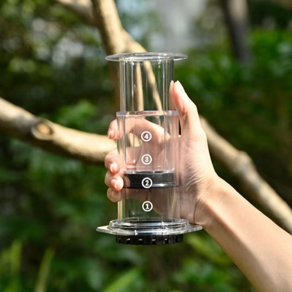 French Press Coffee Maker - 휴대용 커피 주전자 프랑스 스타일 미끄럼