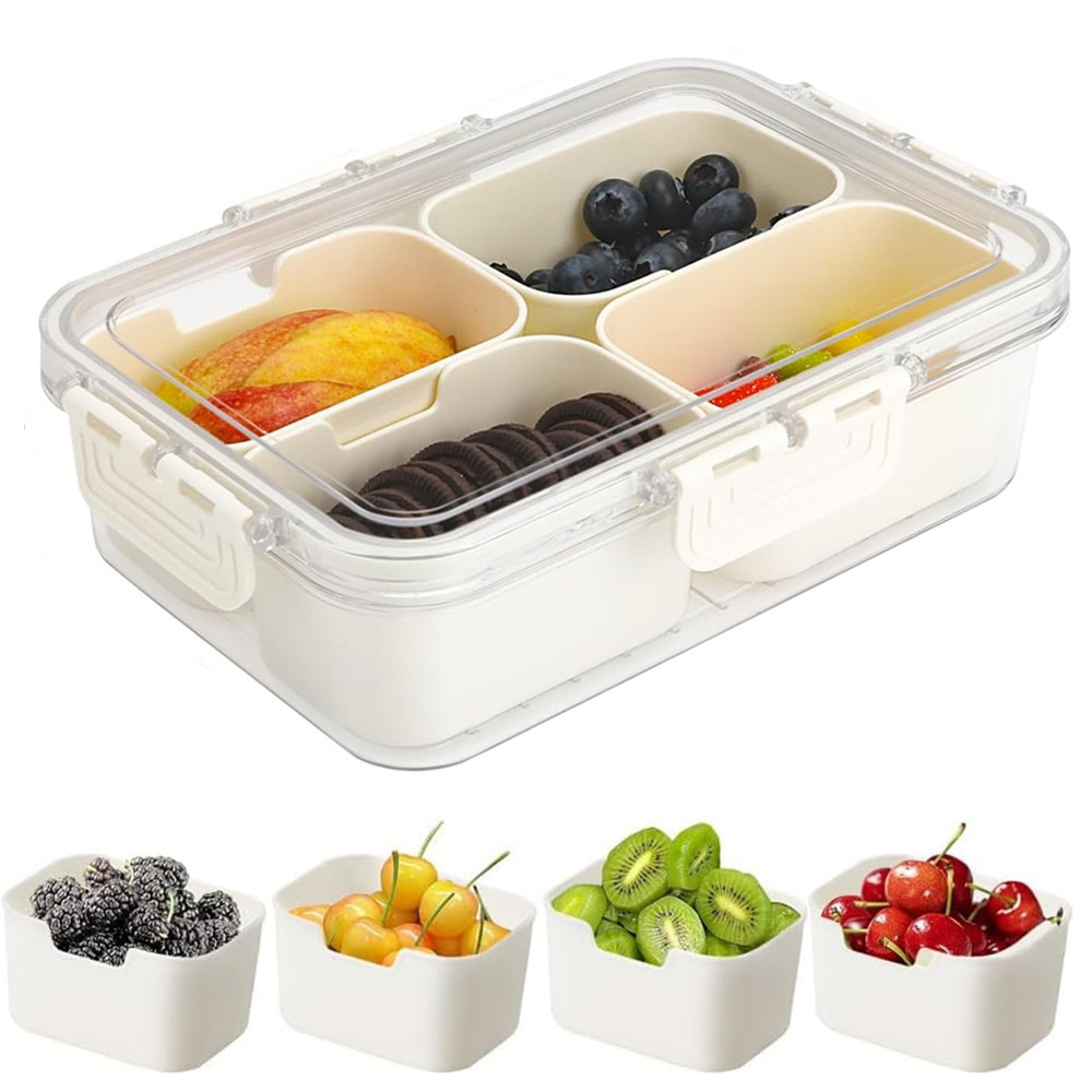 Kitchen Gadgets Storage - 휴대용 식품 보관함, 스낵 보관함, 뚜껑이