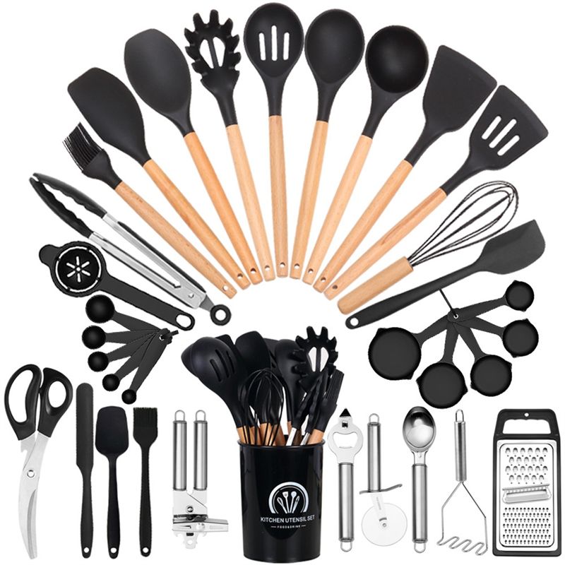 Kitchen Gadgets For Chefs - ABJN-셰프 실리콘 주방용품 세트, 34종 내열성