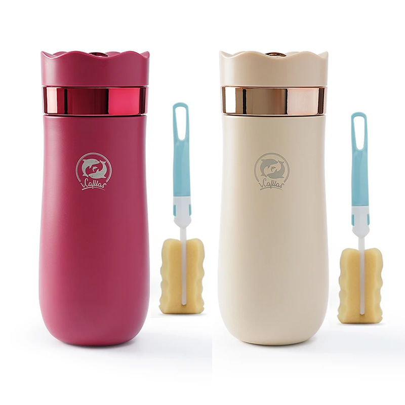 French Press Coffee Maker - 휴대용 스테인레스 스틸 커피 포트, 프렌치