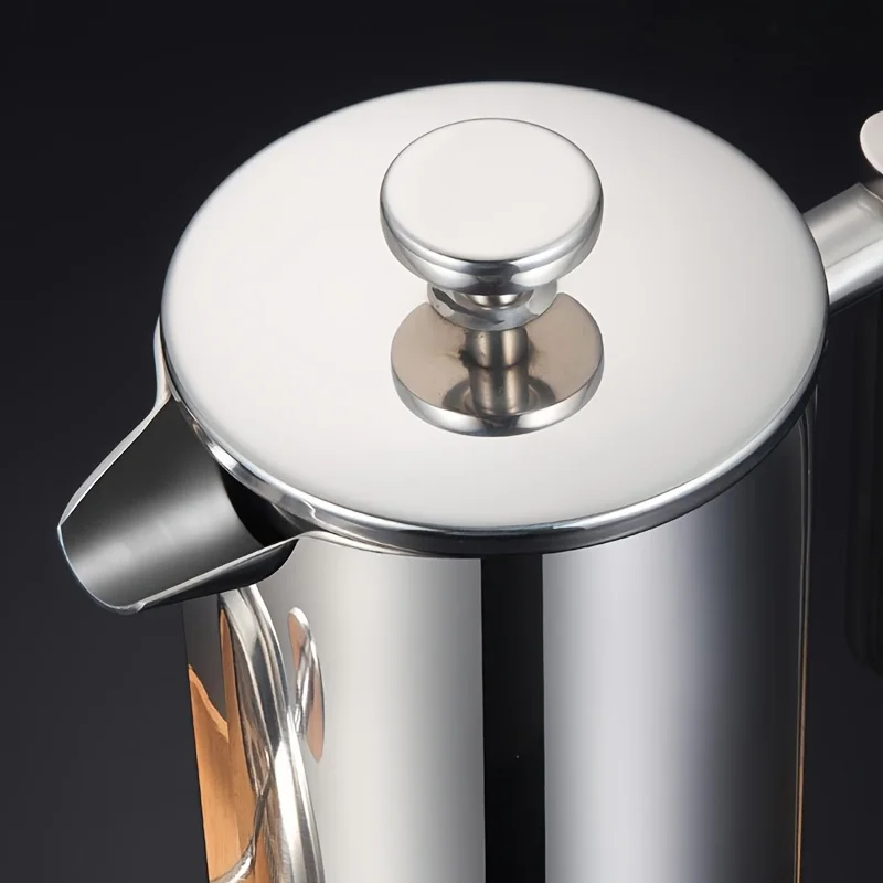 French Press Coffee Maker - 우아한 350ml 스테인리스 스틸 프렌치 프레스