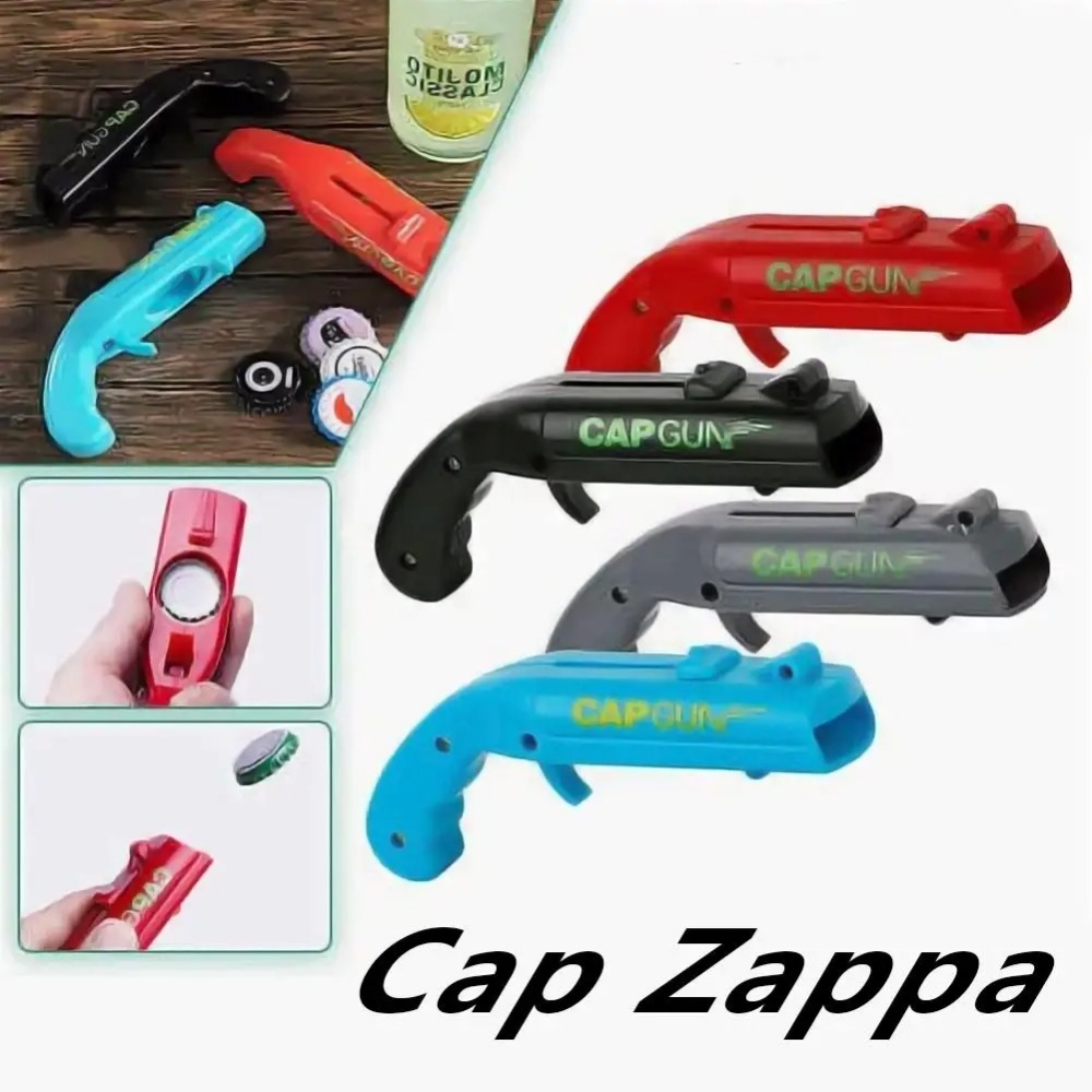 Kitchen Gadgets Novelty - 휴대용 창의적인 캡건 플라잉 캡 발사기