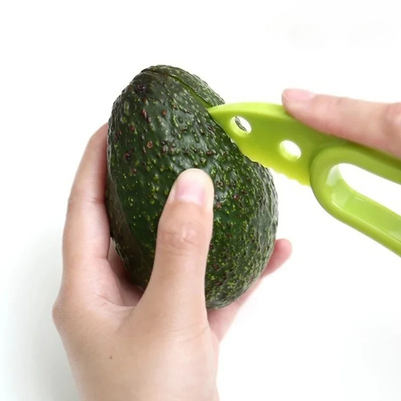Avocado Slicer Tool - 1PC 3 in 1 그린 아보카도