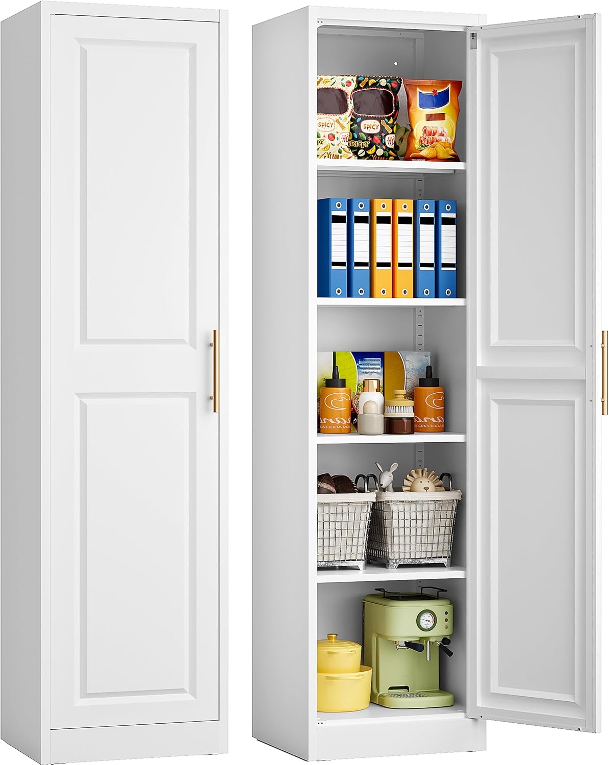 Kitchen Gadgets Storage - 키가 크고 좁은 수납장, 한 개의