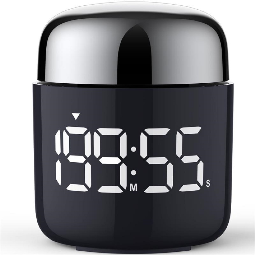 Kitchen Timer Digital - 회전식 주방 타이머 LED 디스플레이, 199분