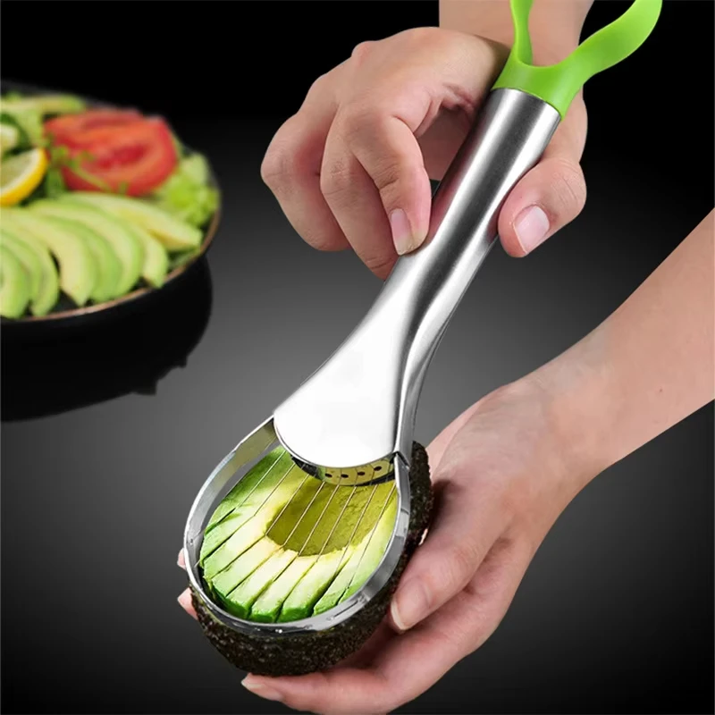 Avocado Slicer Tool - 스테인리스 스틸 아보카도 슬라이서 2 in
