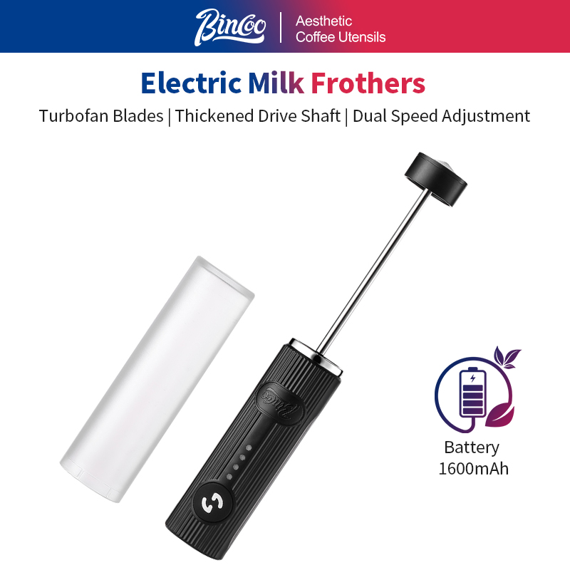 Kitchen Gadgets Website - BINCOO 전기 커피 거품기 USB 충전식