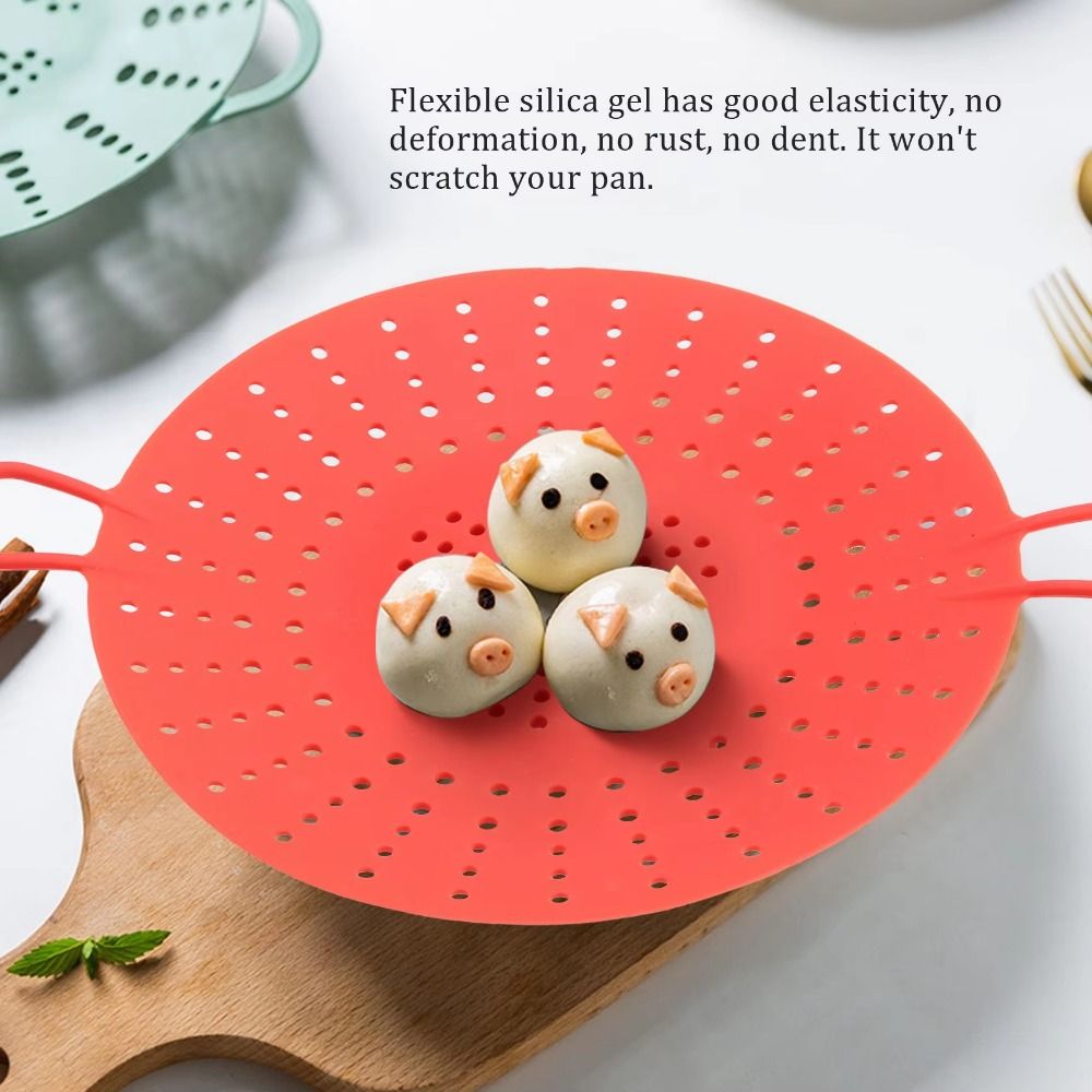 재사용 가능한 실리콘 찜기 바구니, 내열성 논스틱 야채 - Silicone Steamer Basket 리뷰 및 가격