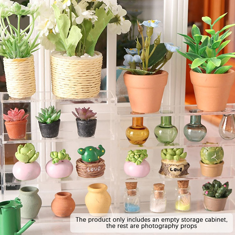 1Pc 1:12 인형 집 미니어처 다층 랙 찬장 보관  - Kitchen Gadgets Storage 리뷰 및 가격