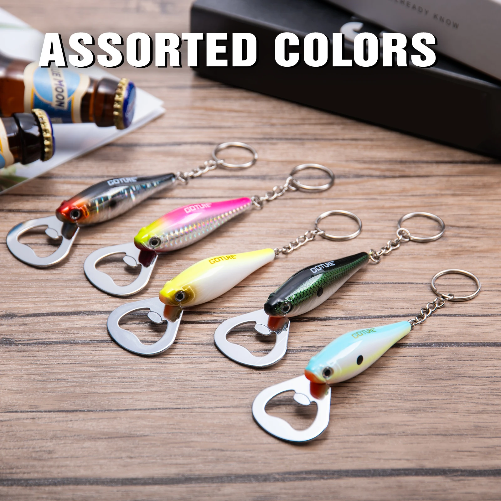 Goture 낚시 루어 병따개, 탄소강 물고기 패턴,  - Kitchen Gadgets Must Have 리뷰 및 가격