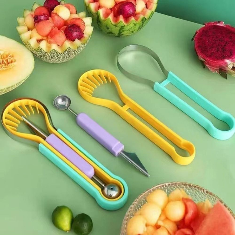 세척이 간편한 3 in 1 멜론 스쿱, 이중 헤드 플라 - Avocado Slicer Tool 리뷰 및 가격