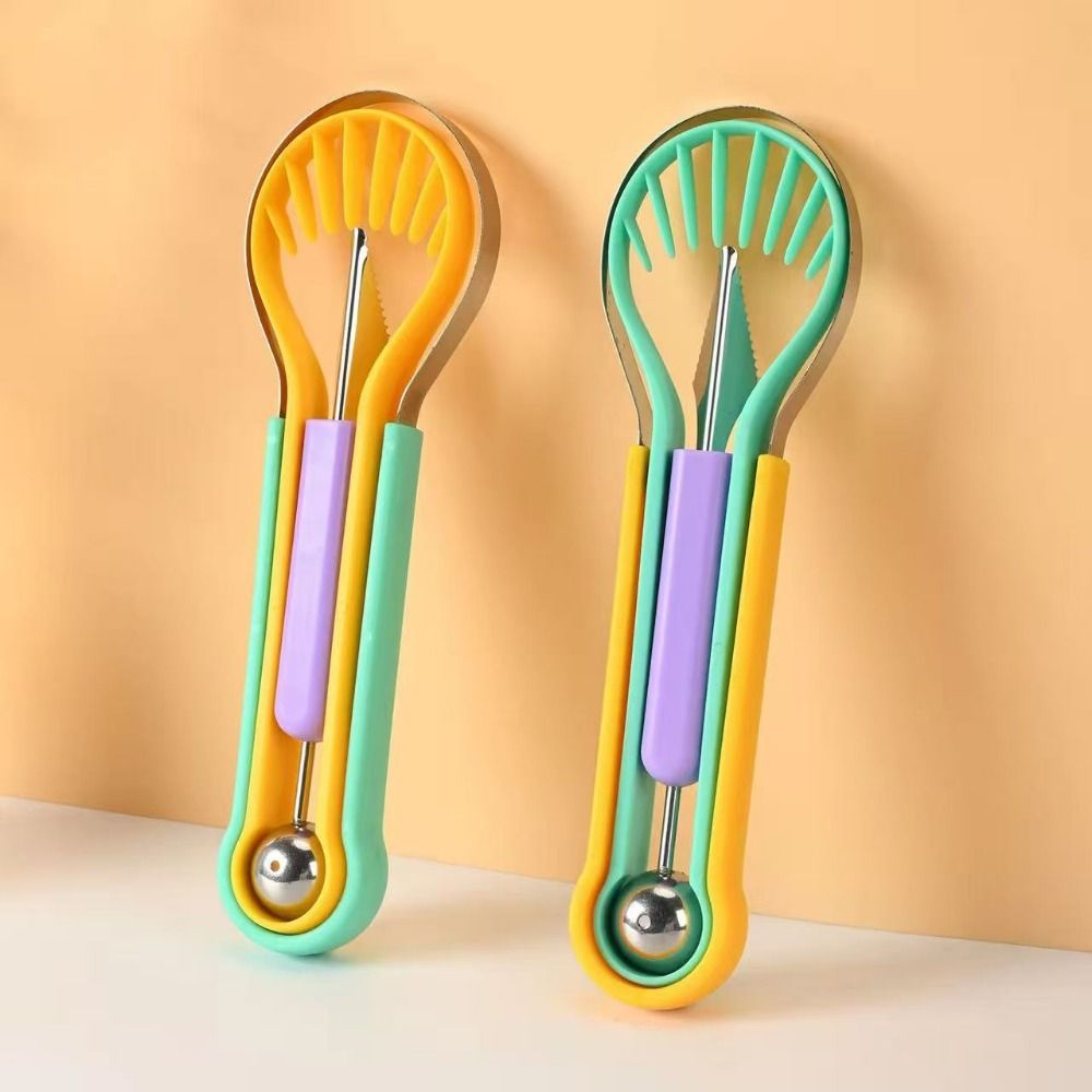 세척이 간편한 3 in 1 멜론 스쿱, 이중 헤드 플라 - Avocado Slicer Tool 리뷰 및 가격