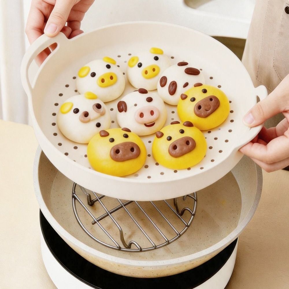 논스틱 실리콘 찜기 바구니 내열성 기름방지 음식 찜기  - Silicone Steamer Basket 리뷰 및 가격