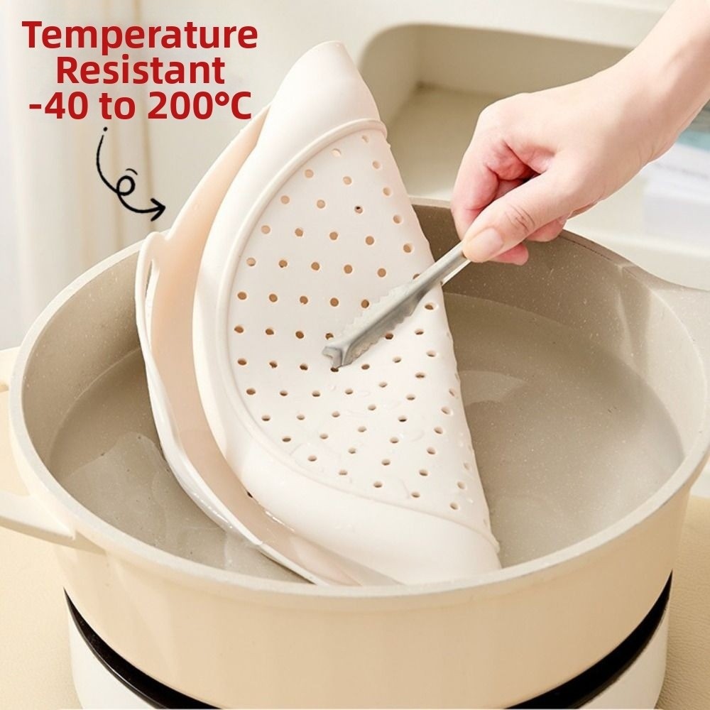 논스틱 실리콘 찜기 바구니 내열성 기름방지 음식 찜기  - Silicone Steamer Basket 리뷰 및 가격