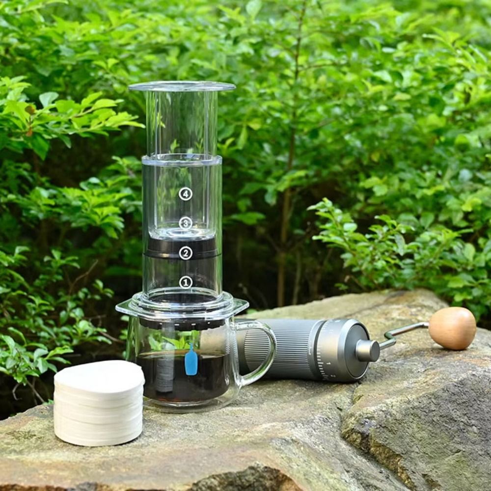 공유 냄비 휴대용 커피 주전자 투명 프랑스 스타일 프레 - French Press Coffee Maker 리뷰 및 가격
