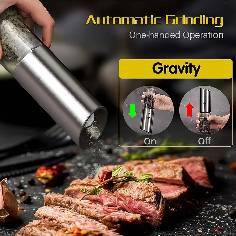 ZaiXiao 전기 소금과 후추 분쇄기 USB 충전식  - Kitchen Gadgets Smart 리뷰 및 가격