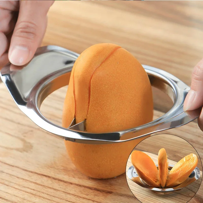 스테인레스 스틸 망고 커터 애플 슬라이서 야채 칼 Co - Kitchen Gadgets Smart 리뷰 및 가격