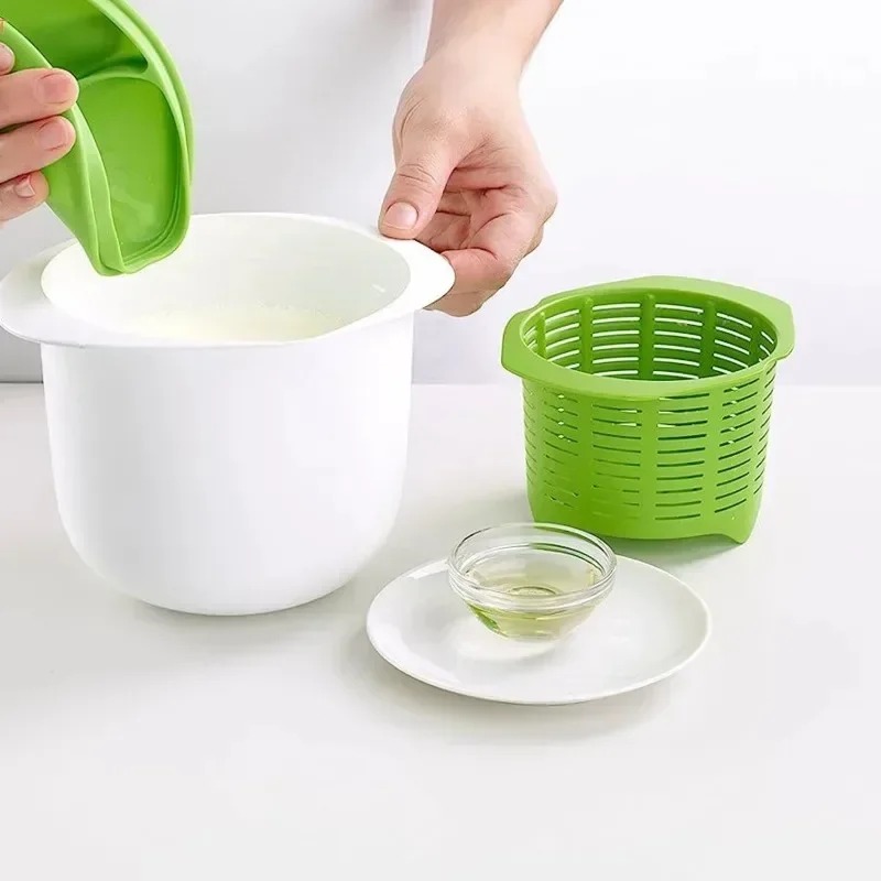 실리콘 치즈 메이커 DIY 전자레인지용 신선 치즈 메이 - Kitchen Gadgets Recipes 리뷰 및 가격
