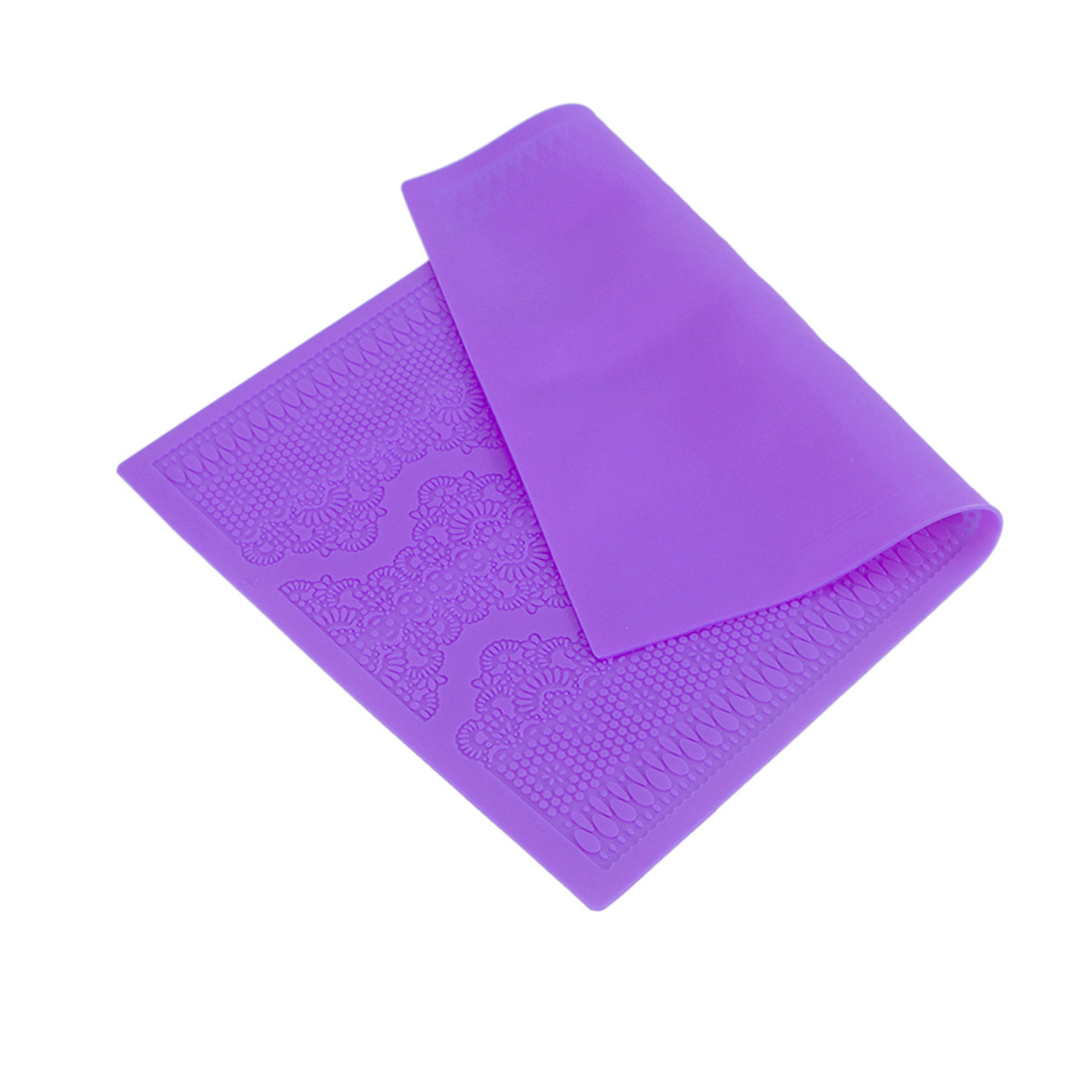 1개 실리콘 매트 보라색 식품 등급 케이크 레이스 폰던 - Silicone Mold Baking 리뷰 및 가격