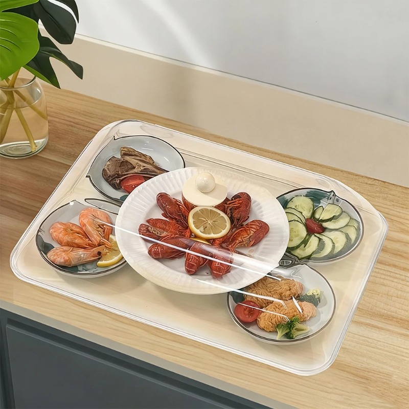 WORTHBUY 재사용 가능한 플라스틱 식품 커버 투명 - Kitchen Gadgets Storage 리뷰 및 가격