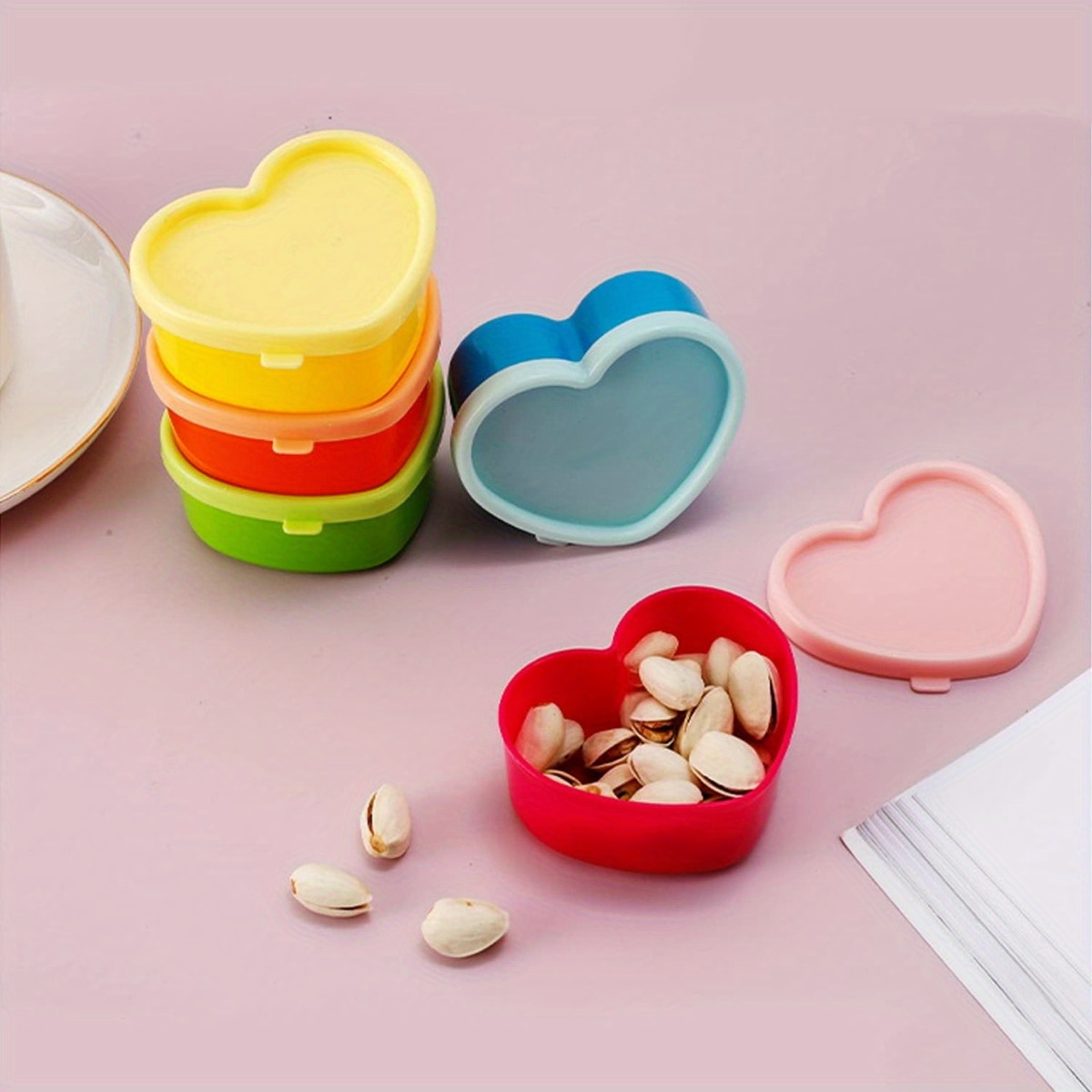 5PCS 미니 도시락 양념 보관함 뚜껑 포함 재사용 가 - Kitchen Gadgets Storage 리뷰 및 가격