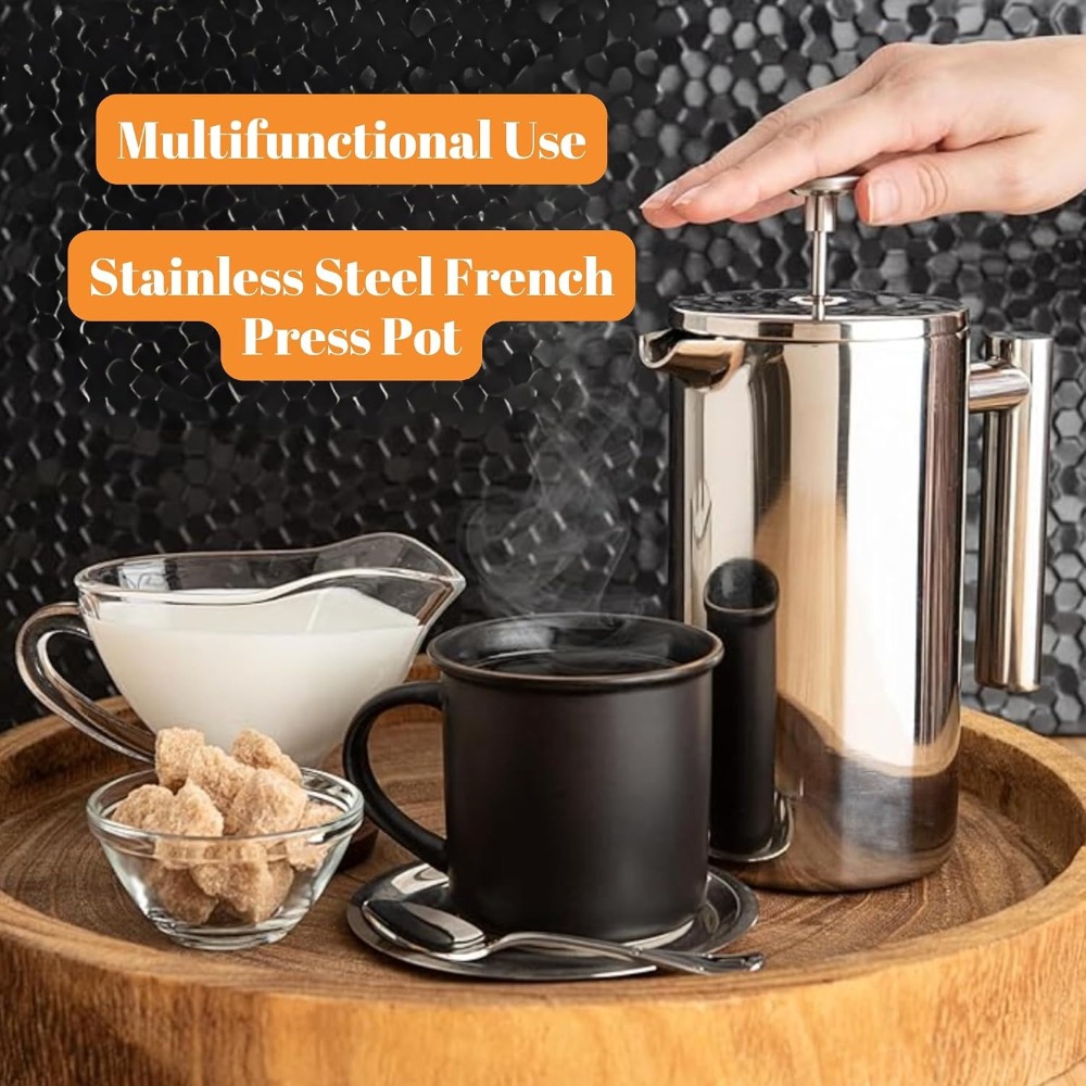 프렌치 프레스 커피 메이커, 304 스테인리스 스틸 이 - French Press Coffee Maker 리뷰 및 가격