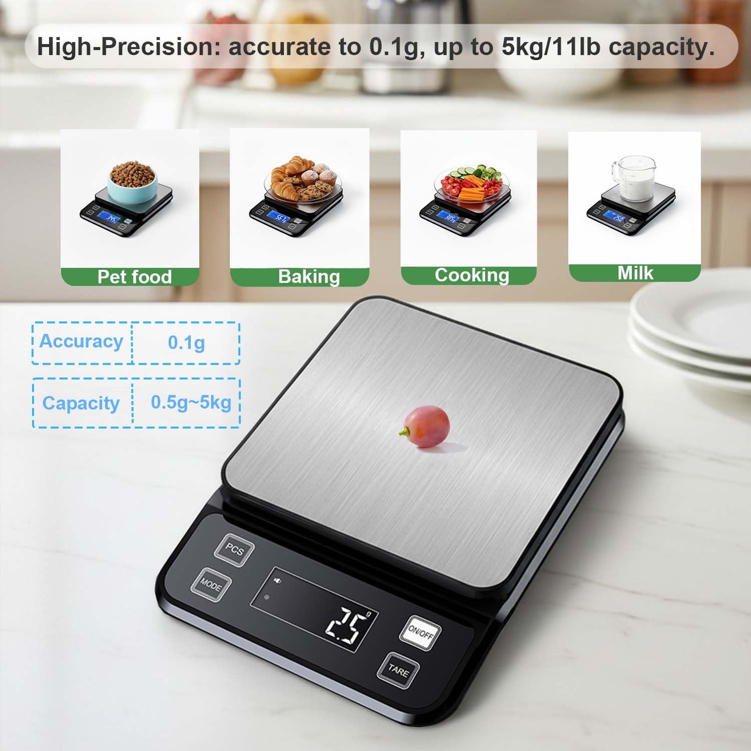 2026년 신형 방수 디지털 주방 저울, 0.1g/0. - Digital Kitchen Scale 리뷰 및 가격