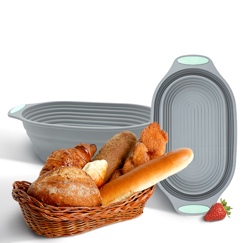 1PC 실리콘 접이식 반네통 빵 발효 바구니 - 사워도 - Kitchen Gadgets Website 리뷰 및 가격