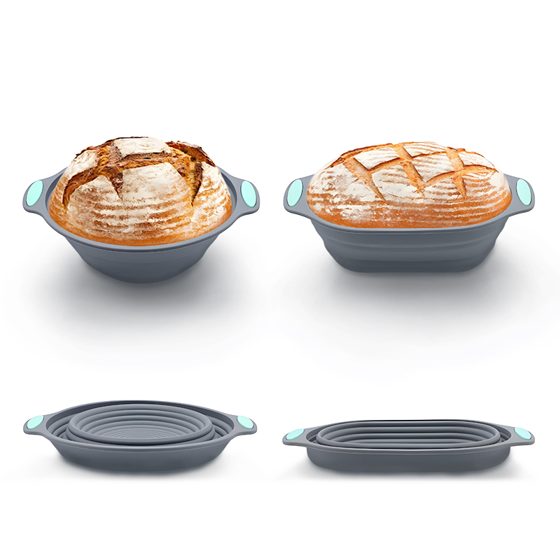 1PC 실리콘 접이식 반네통 빵 발효 바구니 - 사워도 - Kitchen Gadgets Website 리뷰 및 가격