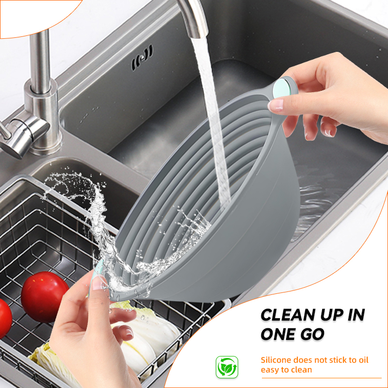 1PC 실리콘 접이식 반네통 빵 발효 바구니 - 사워도 - Kitchen Gadgets Website 리뷰 및 가격