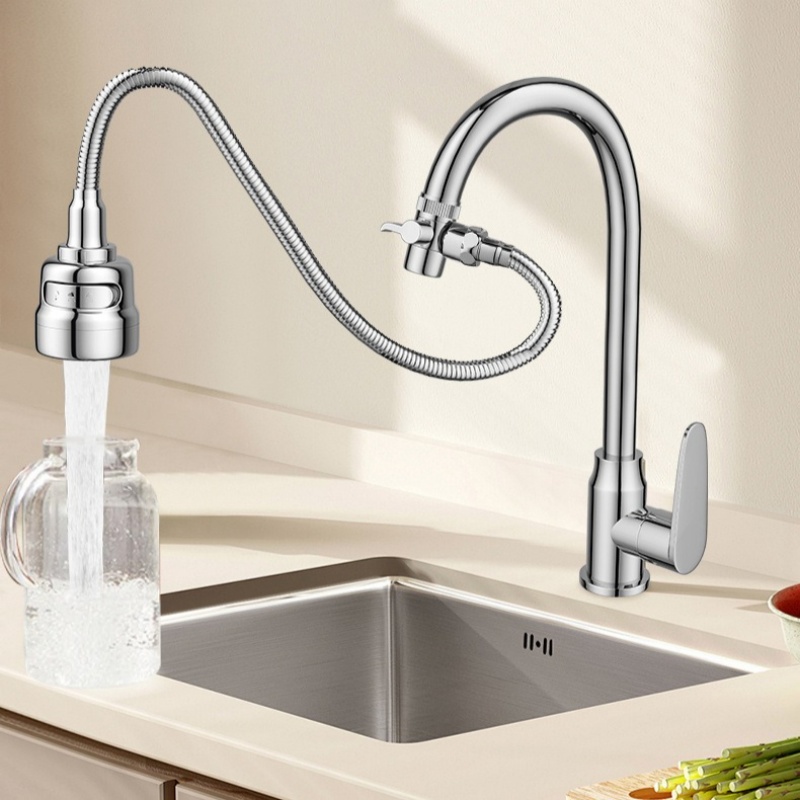 욕실 싱크대 수도꼭지용 3단 속도 조절 외부 샤워헤드, - Kitchen Gadgets Must Have 리뷰 및 가격