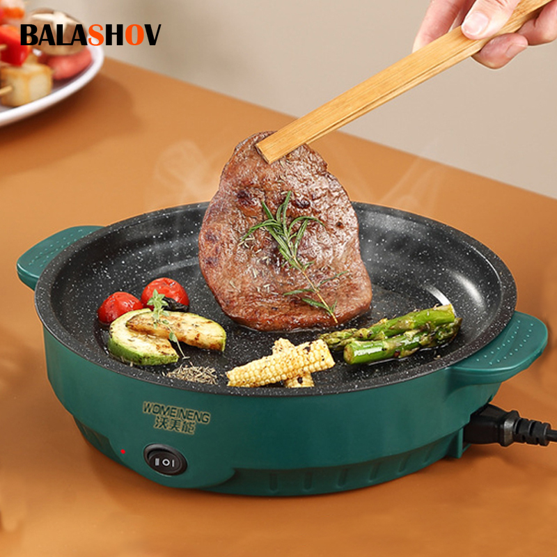 전기 멀티 쿠커 전기 프라이팬 220V 가정용 바베큐  - Kitchen Gadgets Smart 리뷰 및 가격