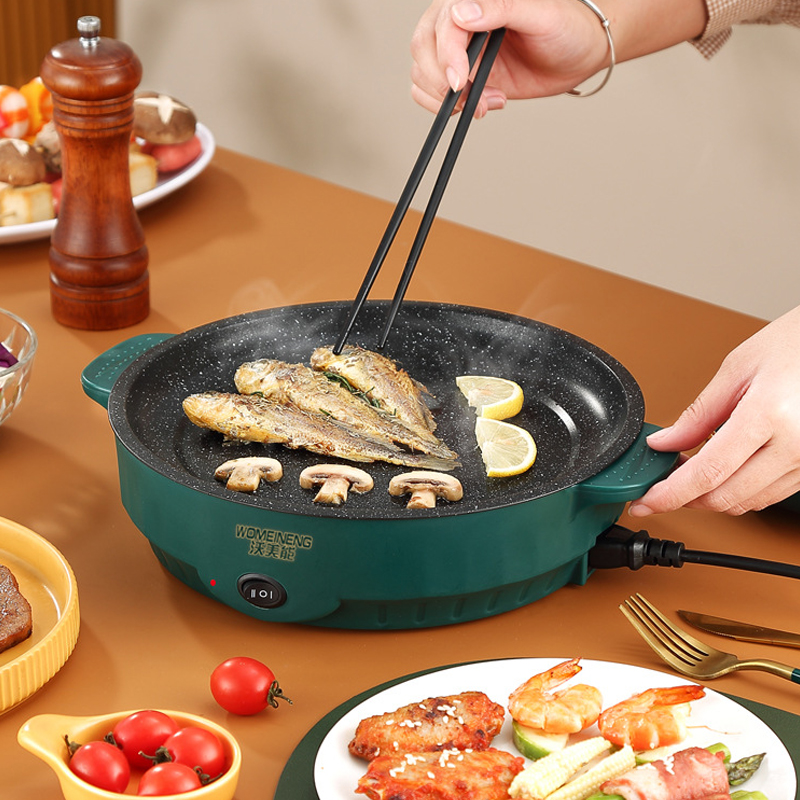 전기 멀티 쿠커 전기 프라이팬 220V 가정용 바베큐  - Kitchen Gadgets Smart 리뷰 및 가격
