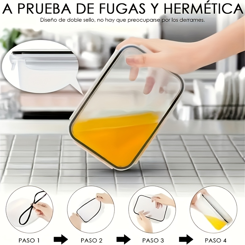 8Pcs 용기 4개 뚜껑 4개 세트 주방 밀폐용기 플라 - Kitchen Gadgets Storage 리뷰 및 가격