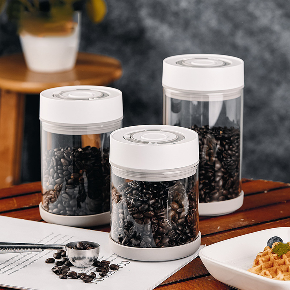 주방 습기 방지 유리 커피콩 항아리 자동 지능형 진공  - Kitchen Gadgets Storage 리뷰 및 가격
