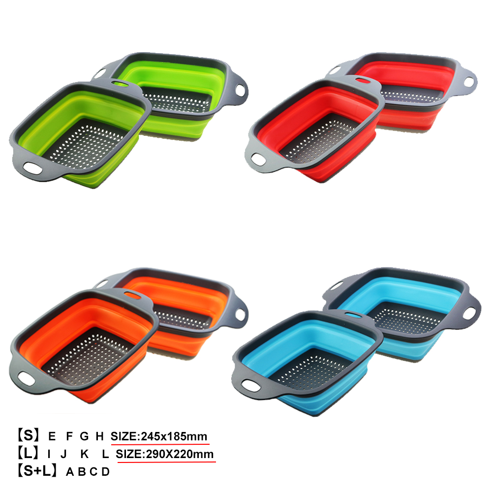 1Pc 2in1 실리콘 접이식 배수 과일 야채 세척 바 - Silicone Steamer Basket 리뷰 및 가격