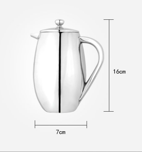 304 스테인레스 스틸 프렌치 프레스 커피 포트, 필터 - French Press Coffee Maker 리뷰 및 가격