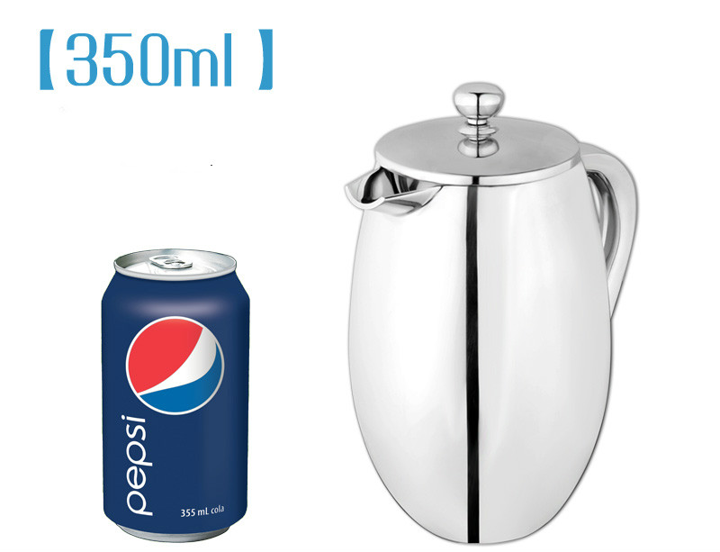 304 스테인레스 스틸 프렌치 프레스 커피 포트, 필터 - French Press Coffee Maker 리뷰 및 가격