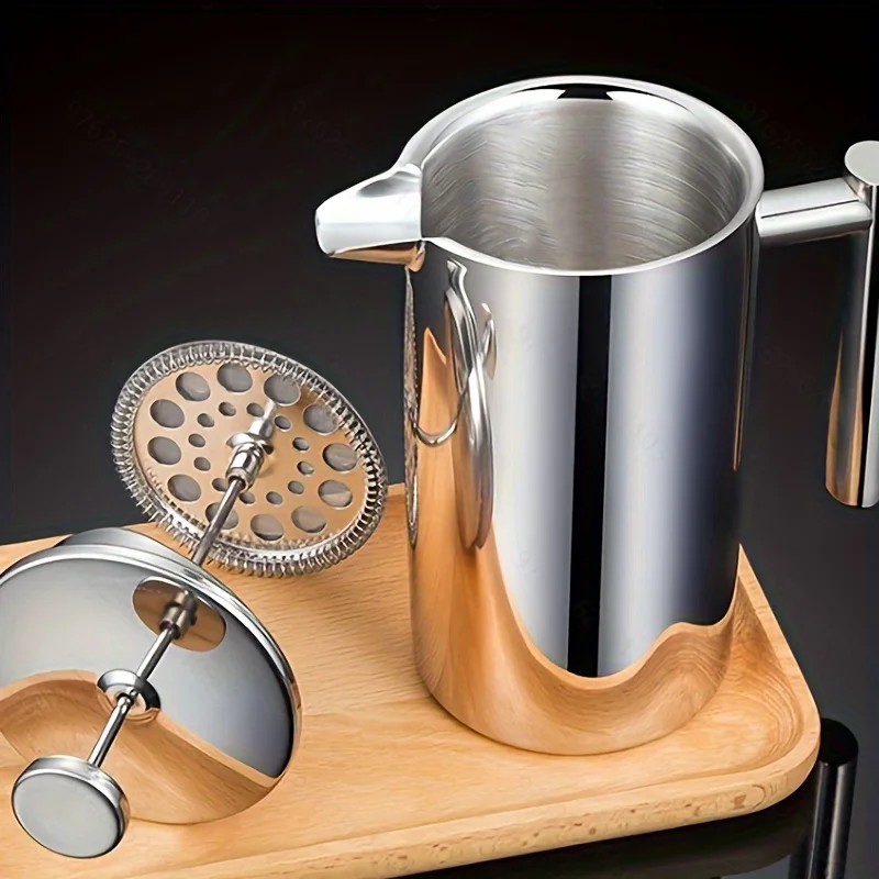 우아한 350ml 스테인리스 스틸 프렌치 프레스 커피  - French Press Coffee Maker 리뷰 및 가격
