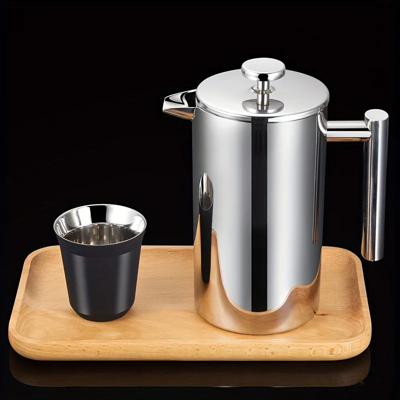 우아한 350ml 스테인리스 스틸 프렌치 프레스 커피  - French Press Coffee Maker 리뷰 및 가격