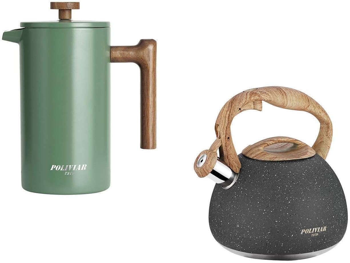 POLIVIAR 34온스 프렌치 프레스 커피 메이커 & - French Press Coffee Maker 리뷰 및 가격