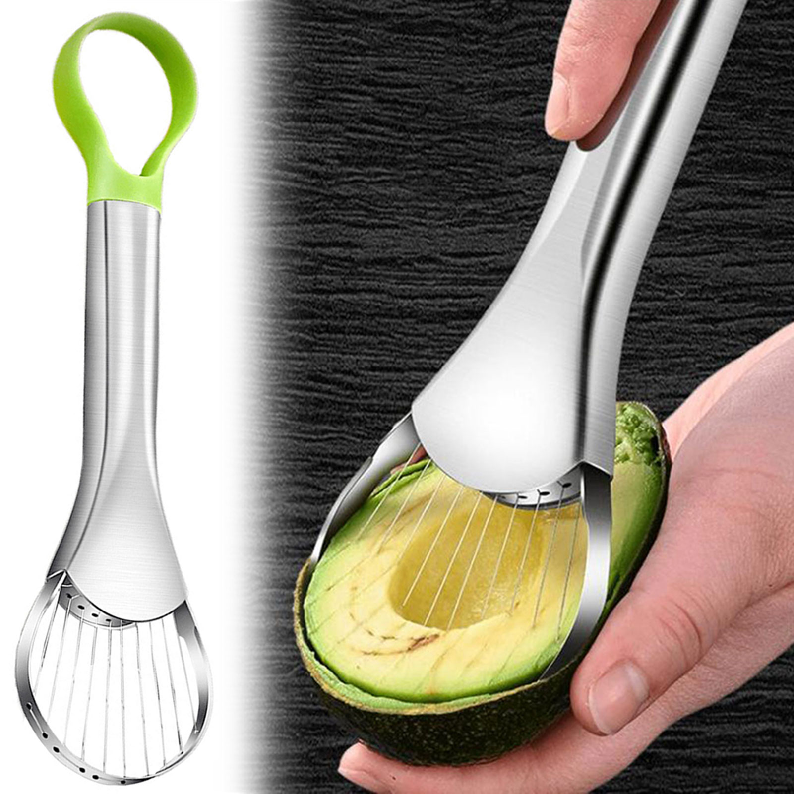 아보카도 나이프 가젯, 스테인리스 스틸 커터 주방 도구 - Avocado Slicer Tool 리뷰 및 가격