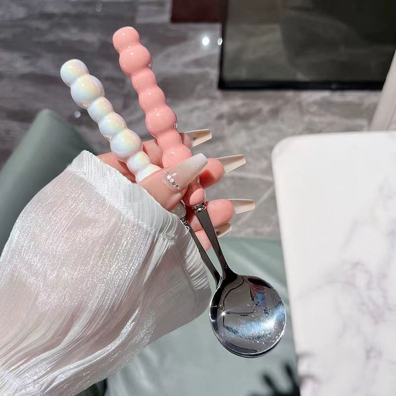 진주 손잡이 숟가락 스테인리스 스틸 교반 숟가락, 아이 - Kitchen Gadgets Must Have 리뷰 및 가격
