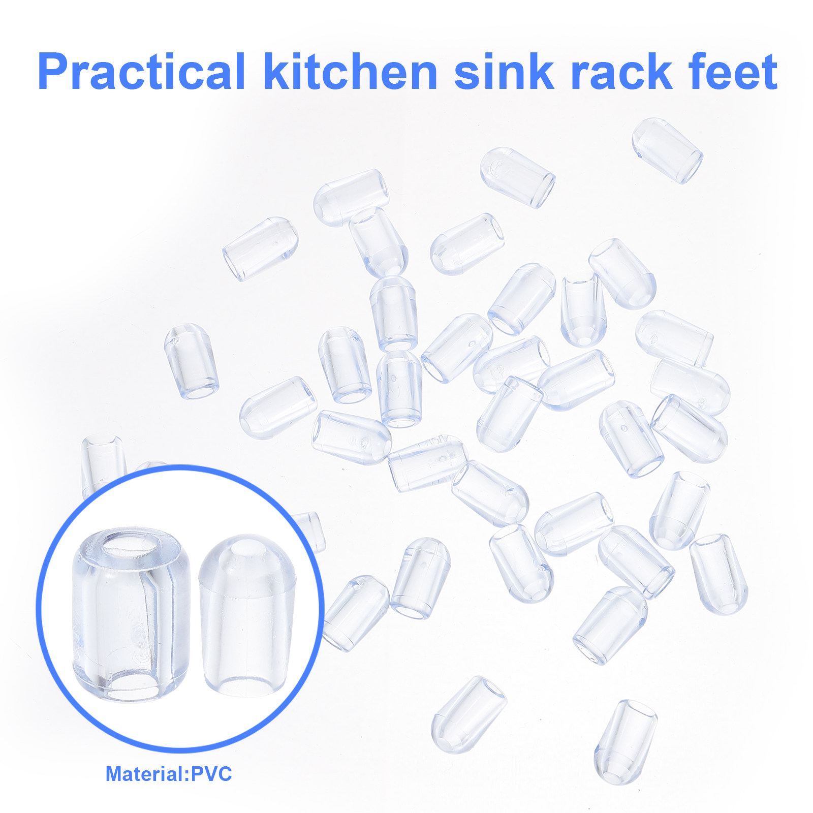 80Pcs 주방 싱크대 그리드 피트 플라스틱 투명 교체 - Kitchen Gadgets Website 리뷰 및 가격