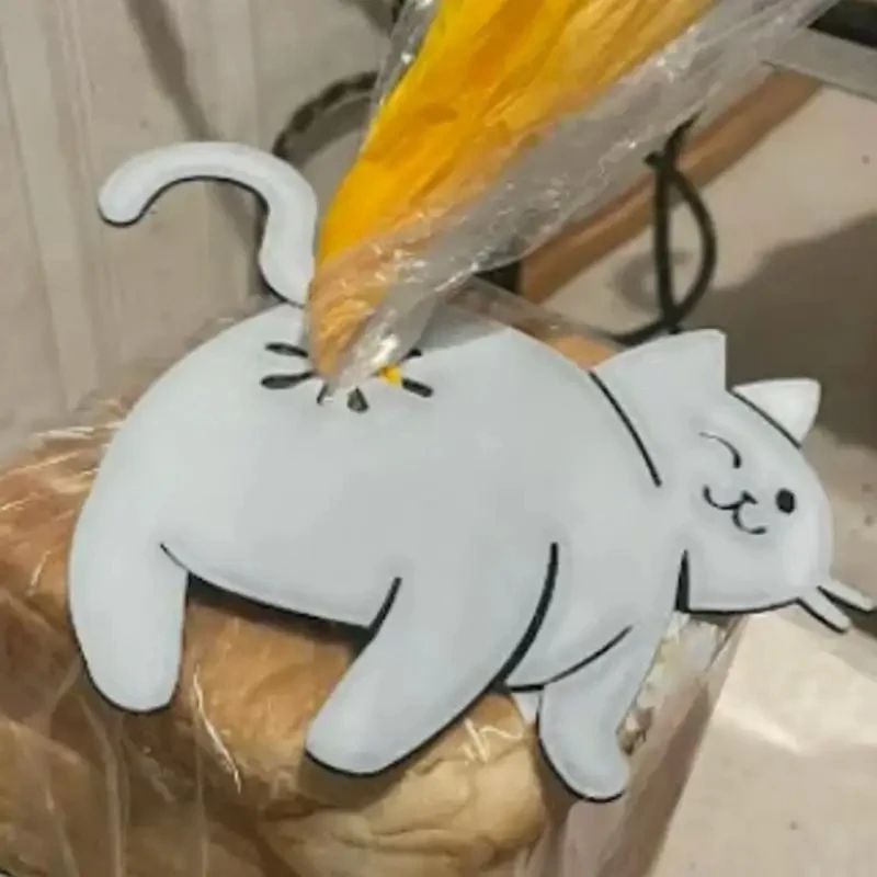 창의적인 3D 프린팅 고양이 엉덩이 모양 빵 가방 클립 - Kitchen Gadgets Novelty 리뷰 및 가격