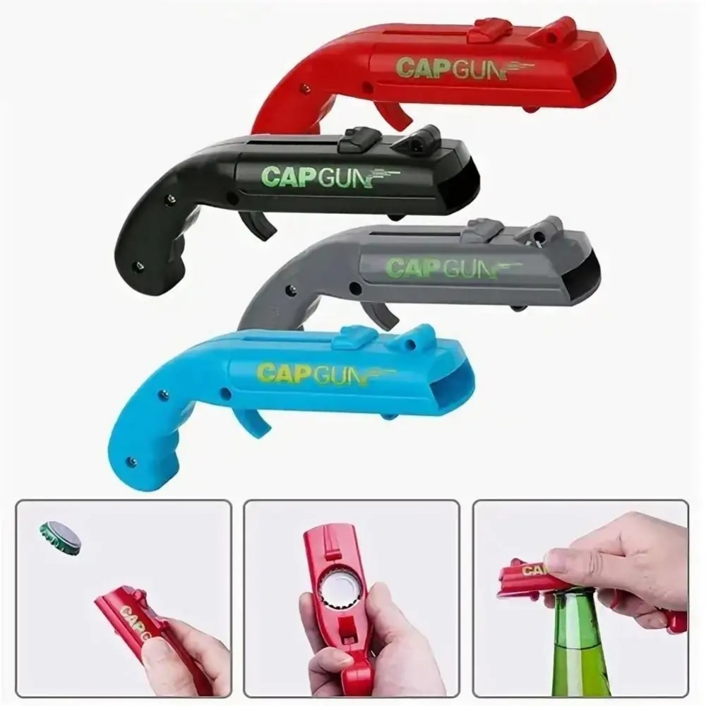휴대용 창의적인 캡건 플라잉 캡 발사기 맥주병따개 참신 - Kitchen Gadgets Novelty 리뷰 및 가격